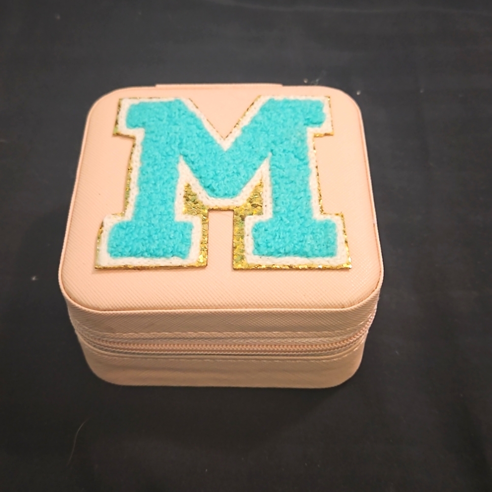 'M' Traveling Jewelry Case